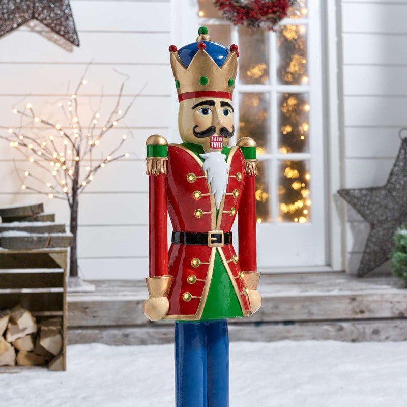 Norbert King Christmas Nutcracker Figure - Red